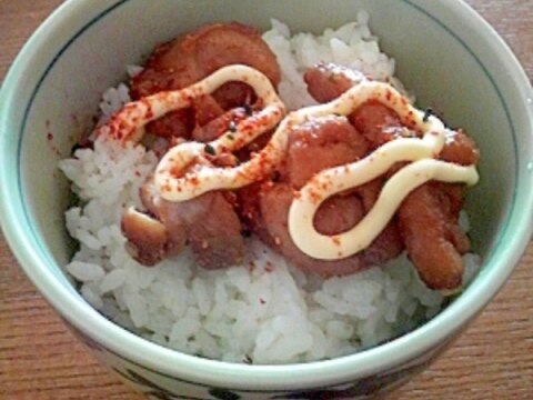 春休み簡単に！照り焼き丼